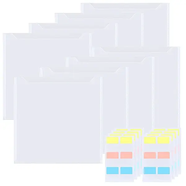 Plastic Stationery Storage Pockets