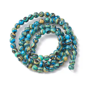 Synthetic Malachite Beads Strands