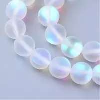 Synthetic Moonstone Beads Strands