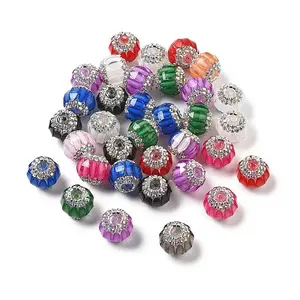 Transparent Resin Rhinestone Beads