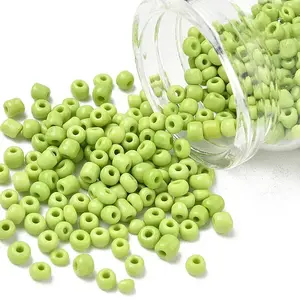 6/0 Opaque Colours Round Glass Seed Beads