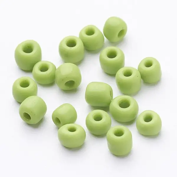 6/0 Opaque Colours Round Glass Seed Beads