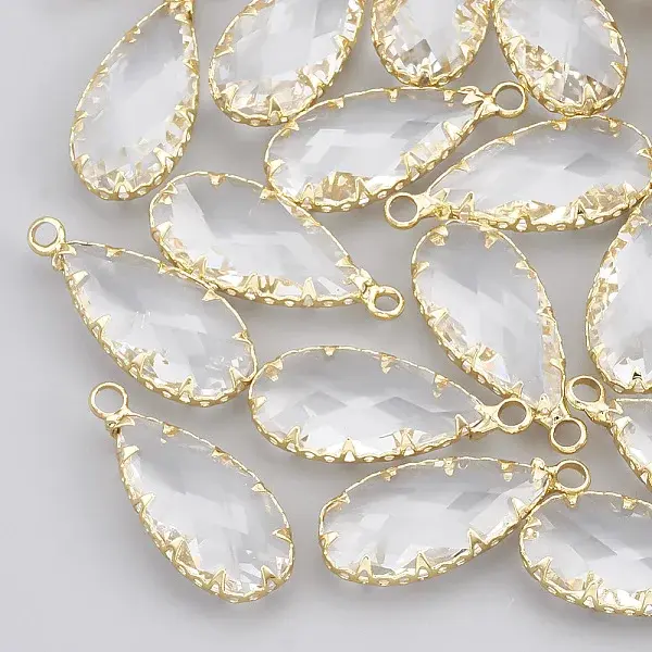 Brass Glass Pendants