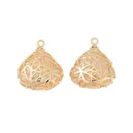 Brass with Clear Cubic Zirconia Pendants