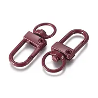 Baking Painted Alloy Swivel Clasps