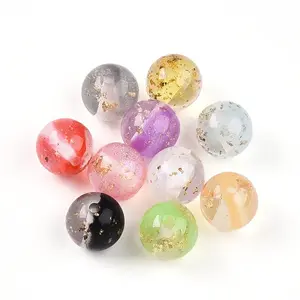 Two Tone Transparent Resin Beads