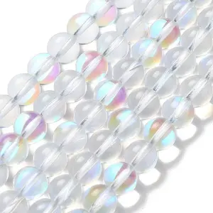 Synthetic Moonstone Beads Strands