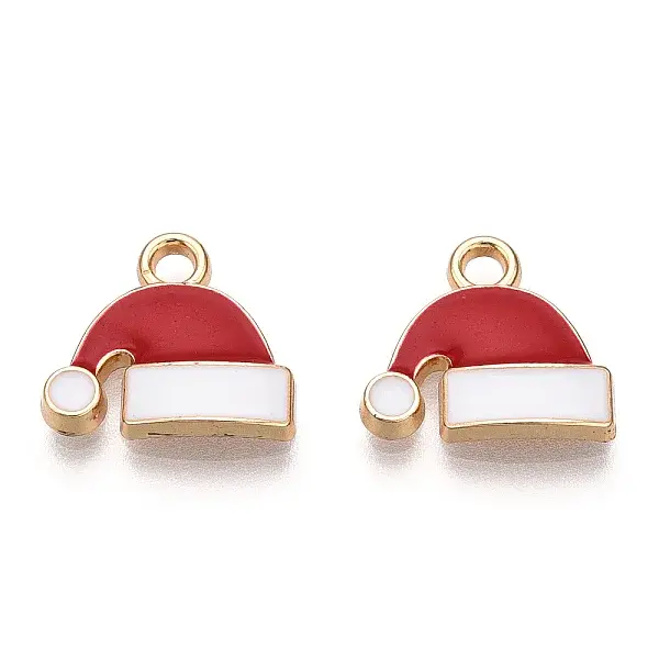 Golden Plated Alloy Enamel Charms