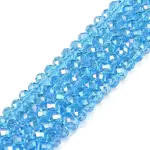 Electroplate Glass Beads Strands