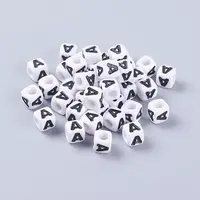 Letter Acrylic Beads