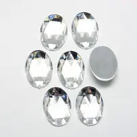 Acrylic Rhinestone Flat Back Cabochons