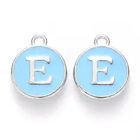 Platinum Plated Alloy Enamel Charms