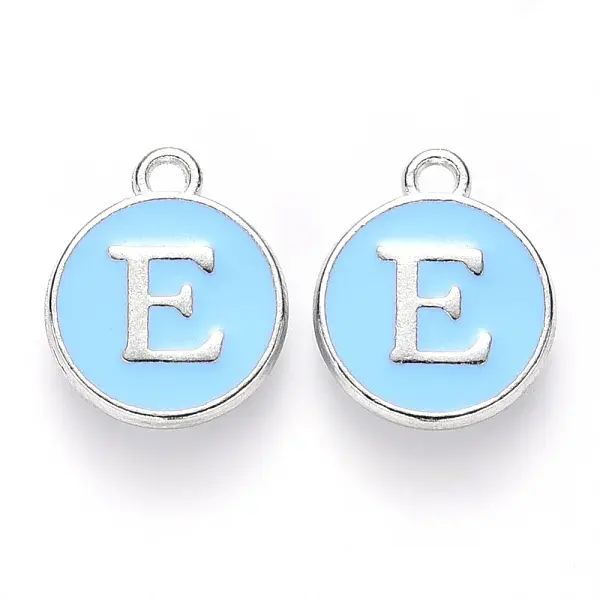 Platinum Plated Alloy Enamel Charms