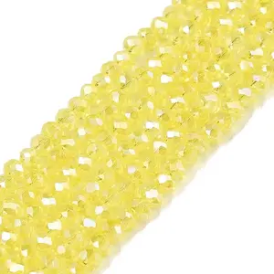 Electroplate Glass Beads Strands