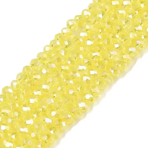 Electroplate Glass Beads Strands