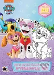 Vybarvuj si! Tlapková patrola Nejlepší kamarádi - kniha z kategorie Omalovánky