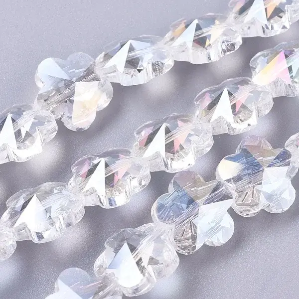 Electroplate Glass Beads Strands