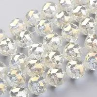 Electroplate Glass Bead Strands