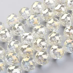 Electroplate Glass Bead Strands