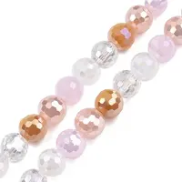 Transparent Glass Beads Strands