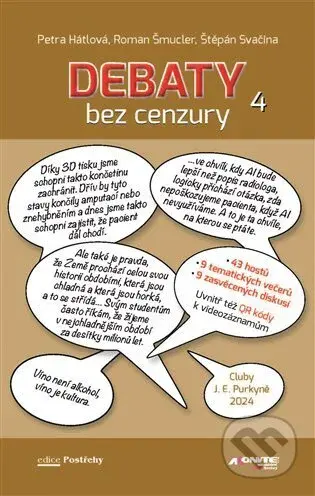 Debaty bez cenzury 4 - Petra Hátlová, Štěpán Svačina, Roman Šmucler - kniha z kategorie Beletrie