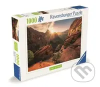 Kaňon Zion, USA - puzzle z kategorie Přírodní scenérie