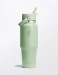 Hydro Flask Wide Mouth Travel Bottle with Flex Straw Cap 32 oz (946 ml) Aloe