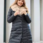 Resti Women's Black Winter Jacket - Clothing