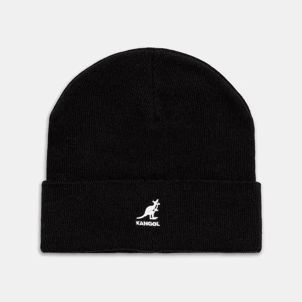 Čepice Kangol WAY TEXT černá barva, K3793.BK001