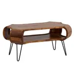 Livetastic KONFERENČNÍ STOLEK, barvy sheesham, dřevo, 100/60/47 cm