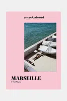 Kniha A Week Abroad Marseille, English růžová barva
