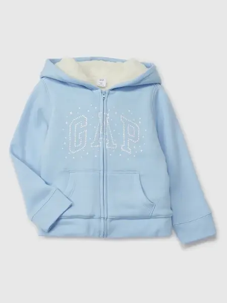 GAP Baby sherpa mikina s logem - Holky