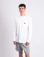 Tričko Carhartt WIP L/S Pocket Heart T-Shirt White/Red