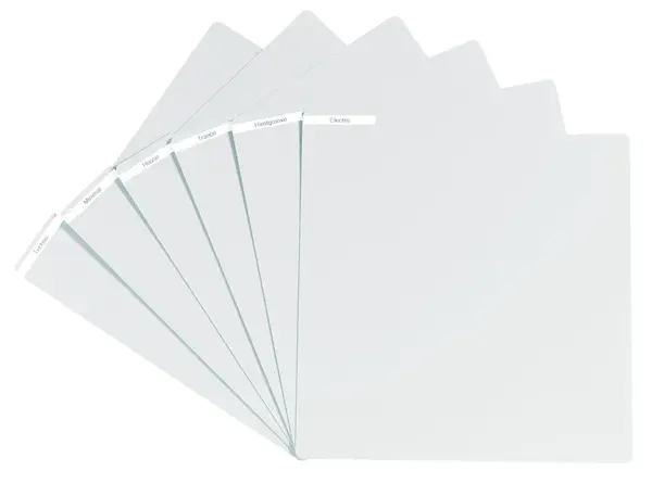 Glorious PVC Vinyl Divider white
