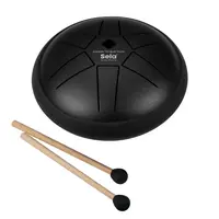 Sela 5.5" Melody Tongue Drum Black