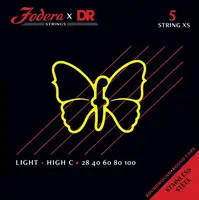 DR Strings Fodera Nickel 5 Light XS (High C) 28100
