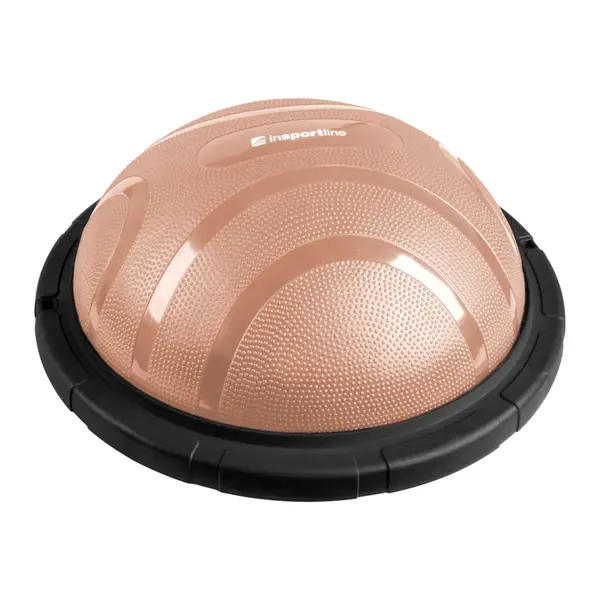 Balanční podložka inSPORTline Dome Edge černá-mocha mousse