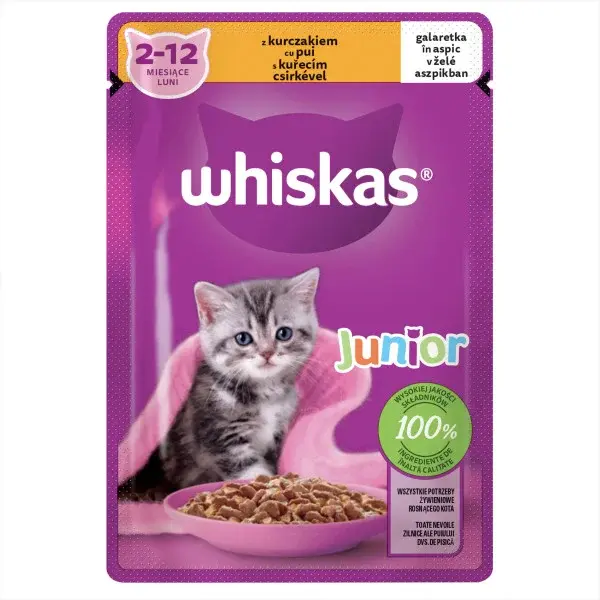 Whiskas krmivo pro kočky v kapsičkách - kuřecí 85 g