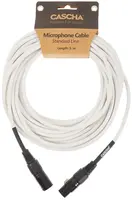 Cascha Standard Line Mic Cable White 9m