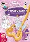 Vymaľovanky so samolepkami Princezné