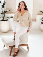 Dámský cardigan SORELIE béžový