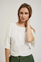Marisse Women's Blouse L-Ts-4338 Off White