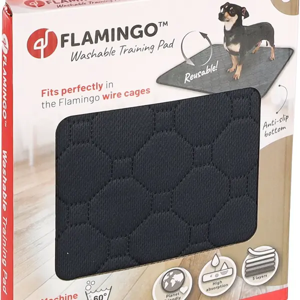 Flamingo plienkové podložky pre psov - šedá S