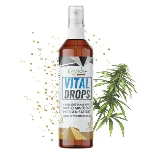 Vital Drops olej z konopných semienok 200 ml