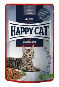 Happy Cat Culinary Voralpen Rind kapsičky - Hovädzie 6 x 85 g