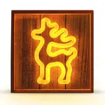 FOREVER LIGHT NEON LED dekorácia JELENČEK FLNW01 (RTV100425) v ráme