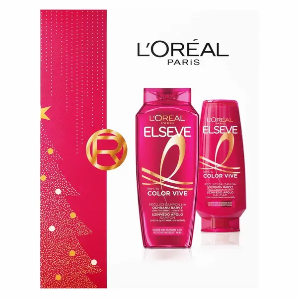 L'Oréal Paris Elseve Color Vive set Vánoční balíček 2025