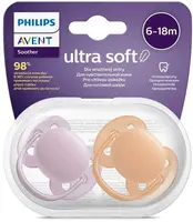 Philips AVENT Cumlík Ultrasoft Premium neutral 6-18m dievča 2 ks