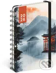 NOTIQUE Spirálový 18měsíční diář Petito – Japonsko 2025/2026