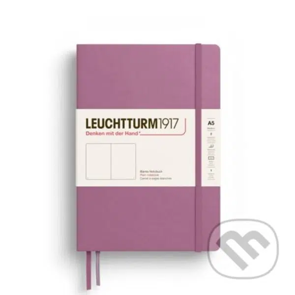 Leuchtturm1917 Zápisník Dusty Rose Medium A5 čistý